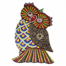 OWL34 Украшение на стену - фигурка совы 30 см
